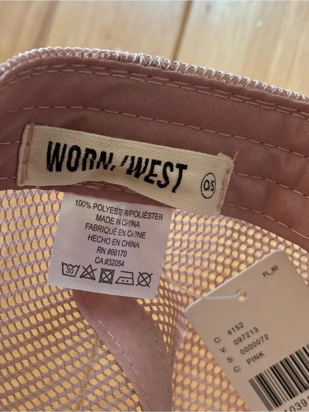 NEW Anthropologie Boot & Saddle Pink Corduroy Honky Tonk Saloon Trucker Hat